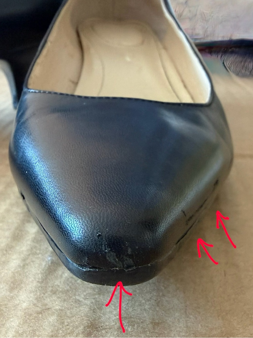 Calvin Klein Diema Black Women's Kitten Heel Pumps - Picture 5 of 6